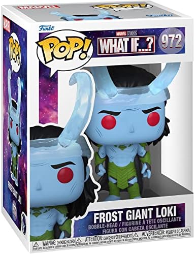Funko POP Marvel What If - Frost Giant Loki Funko Vinyl Figure Bundled with Compatible