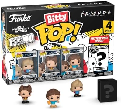 Funko Bitty POP Friends - 80's Rachel 4-Pack and A Surprise Mystery Mini Figure - 0.9