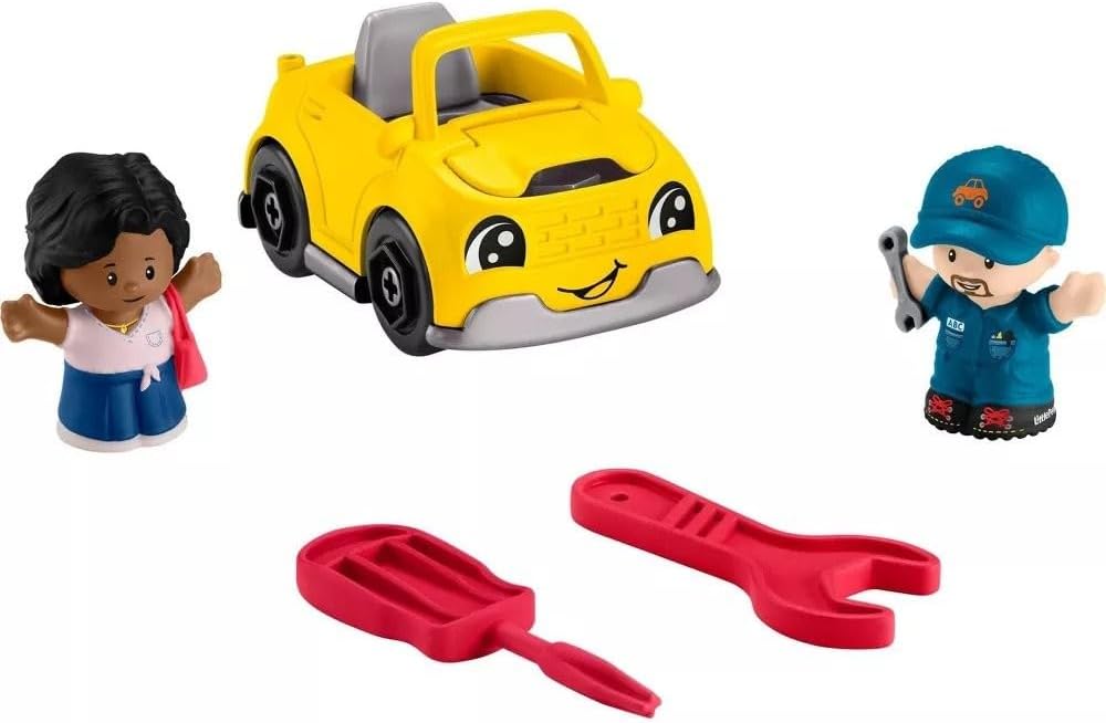 Fisher-Price Little People Toddler Toy Light-Up Learning Garage Playset
