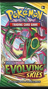 Pokemon TCG Sword Shield Evolving Skies Booster Pack 10 Cards