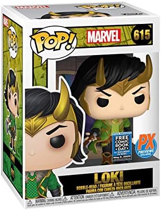 Funko POP Marvel Loki Vinyl Figure 615 Mjolnir