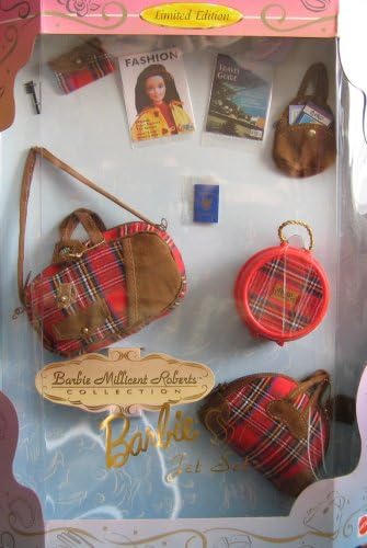 Mattel 1997 Barbie s - Barbie Millicent Roberts Collection - Jet Set Accessory Set
