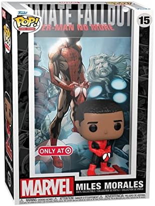 Funko Pop Marvel Comics Miles Morales Ultimate Fallout US Vinyl Cover with Figure