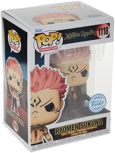 Funko Jujutsu Kaisen POP Buddy Animation Vinyl Figurine Sukuna wHeart 9 cm