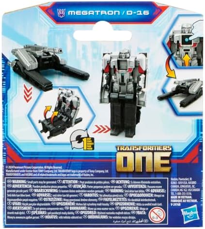 Hasbro Transformers One Cog Changer Megatron D-16 4-Inch Robot Action Figure Interactive