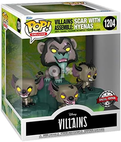 Funko Pop Scar with Hyenas Villains 1224 Hot Topic FUN64677
