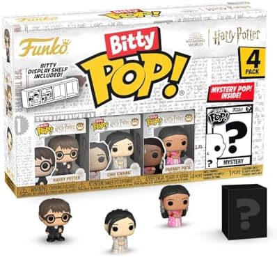 Funko Bitty POP HP GOF - Harry 4-Pack and A Surprise Mystery Mini Figure - 0.9 Inch 2.2