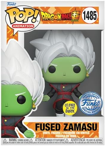 Funko Pop Dragonball Super Fused Zamasu Glows in The Dark Vinyl Figure 1485 s 74395