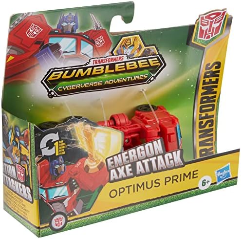 Transformers Bumblebee Cyberverse Adventures Dinobots Unite 1-Step Changer Optimus Prime