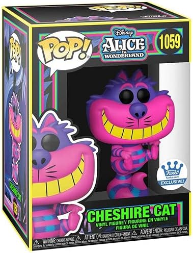 Funko Pop Alice in Wonderland Black Light Cheshire Cat Bundled with a Byron's Attic Pop