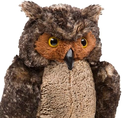 Melissa & Doug Melissa Doug Giant Owl - Lifelike Stuffed Animal 17 inches tall Brown