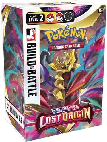 POKEMON TCG Sword and Shield Lost Origin Build and Battle Box