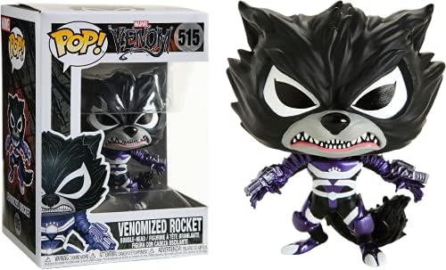 Funko POP Marvel Venom - Venomized Rocket Raccoon Funko Pop Vinyl Figure Bundled with