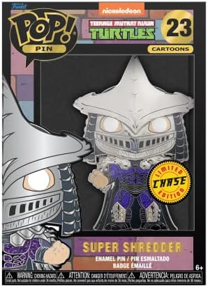 Funko Pop Enamel Pin Teenage Mutant Ninja Turtles - Super Shredder Glow in The Dark