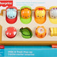 Fisher-Price Baby Toy Hide Peek Pop-Up Animal-Themed Sensory Activity with Wood Accents