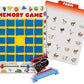 Melissa & Doug Melissa Doug Flip-to-Win Memory Game 1 Theme Compatible MD Scratch Fun