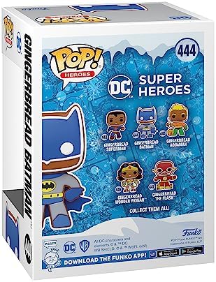 Funko Pop Heroes DC Holiday - Gingerbread Batman - DC Comics - Collectable Vinyl Figure
