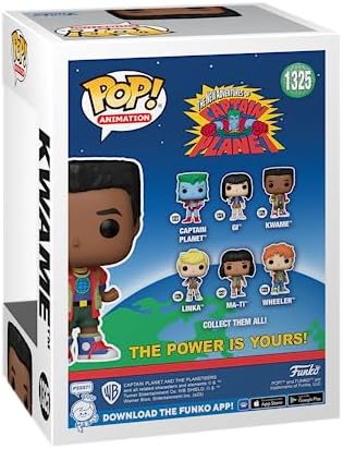 Funko POP Animation Captain Planet - Kwame Olowe - Captain Planet and The Planeteers - Collectable Vinyl Figure