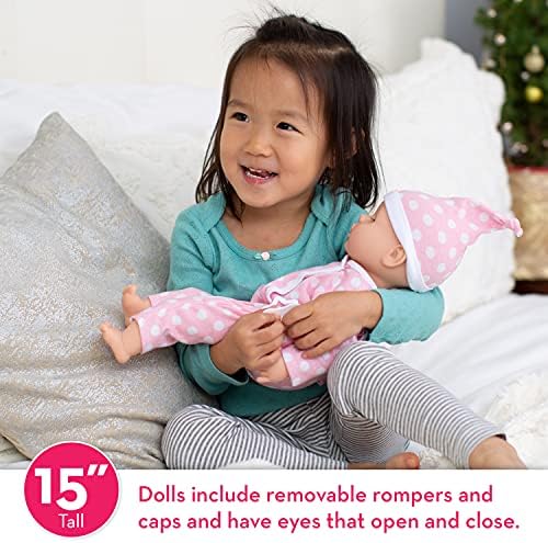 Melissa & Doug Melissa Doug Mine to Love Twins Luke Lucy 15 Light Skin-Tone Boy and Girl Baby Doll