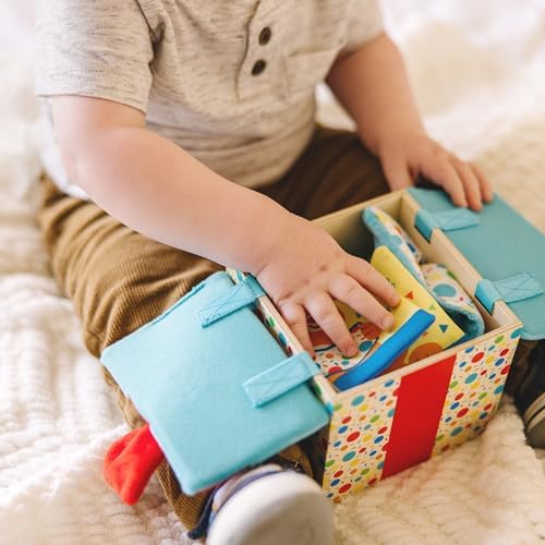 Melissa & Doug Melissa Doug Wooden Surprise Gift Box Infant Toy 5 Pieces Baby Toy Gift