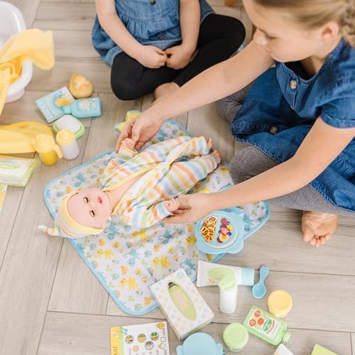 Melissa & Doug Melissa Doug Mine to Love Deluxe Baby Care 48 Pieces - Doll