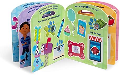 Melissa & Doug Melissa Doug Blue's Clues You Children's Book - Poke-A-Dot Shapes with