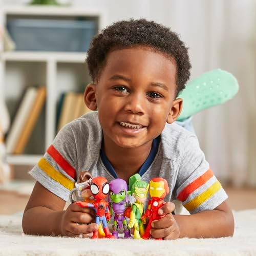 Hasbro Spidey and his Amazing Friends Marvel Friends Foes Pack 5 Action Figures 4-Inch