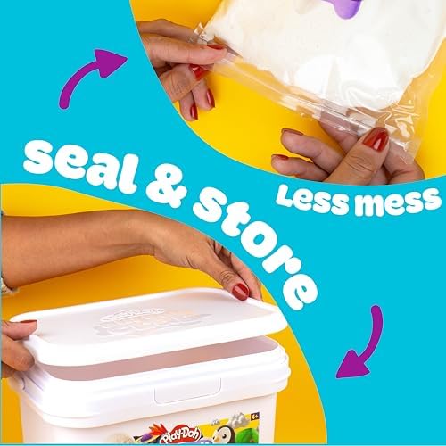 Play-Doh Brand Air-Dry Clay Bucket Paintable White Modeling Clay Arts Crafts Gift Craft