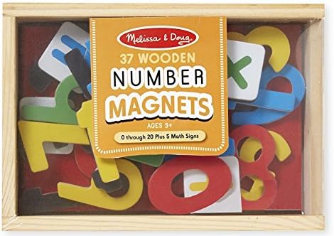 Melissa & Doug Melissa Doug 52 Wooden Alphabet Magnets in a Box - Uppercase and Lowercase