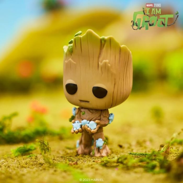 Funko POP Marvel Guardians of The Galaxy - Groot with Grunds - Groot Shorts - Collectable Vinyl Figure