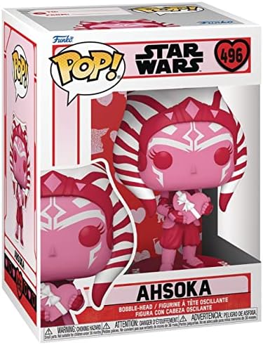 Funko POP Star Wars Valentines - Ahsoka Tano Funko Vinyl Figure Bundled with Compatible