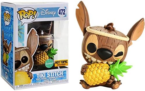 Funko Tiki Stitch Scented Hot Topic POP Vinyl Figure 1 POP Compatible PET Plastic