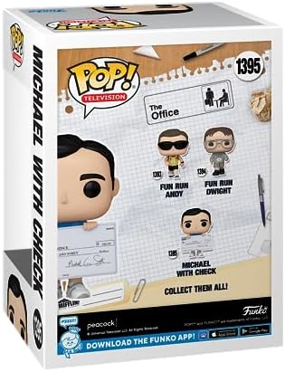 Funko POP TV The Office - Michael Scott with Check - 16 Odds for Rare Chase Varianteck - Collectable Vinyl Figure
