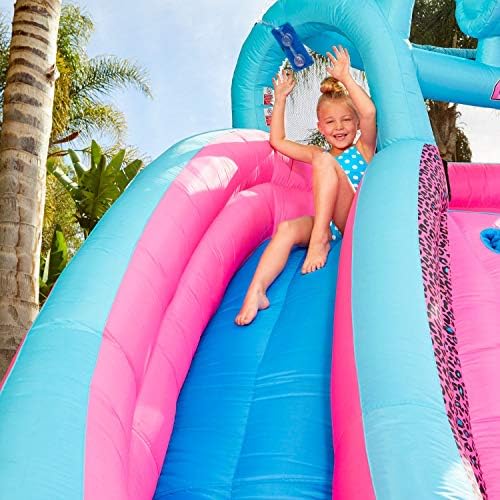 Little Tikes Rocky Mountain River Race Inflatable Slide Bouncer Multicolor 161.00''L x