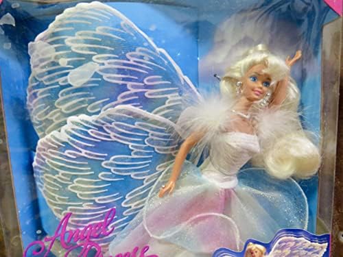 Barbie ANGEL PRINCESS BARBIE Flying DOLL w Glittery Gown WINGS 1998