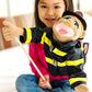 Melissa & Doug Melissa Doug Rescue Puppet Set - Police Officer and Firefighter - Soft Plush