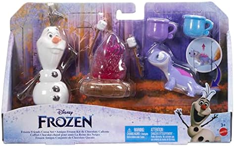 Mattel Disney Frozen Set with Olaf Bruni Figures PLus 5 Campfire Inspired by Mattel