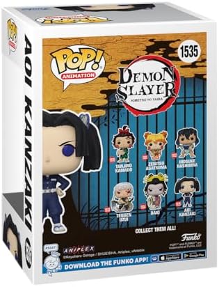 Funko POP Animation Demon Slayer - Aoi Kanzaki - 16 Odds for Rare Chase Variant - Collectable Vinyl Figure