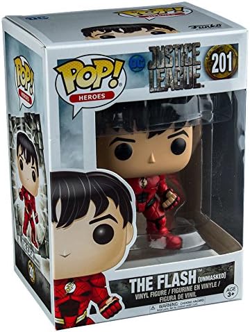 Funko Pop FN14741 Justice League 2017 - Flash Unmasked Vinyl Figure