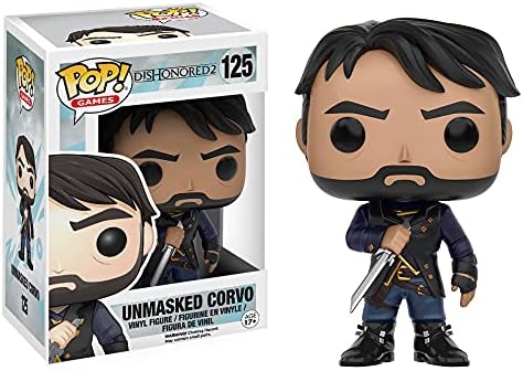 Funko POP Dishonored 2 Unmasked Corvo Vinyl Figure 125