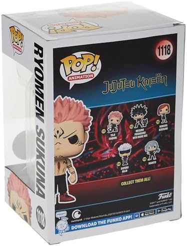 Funko Jujutsu Kaisen POP Buddy Animation Vinyl Figurine Sukuna wHeart 9 cm