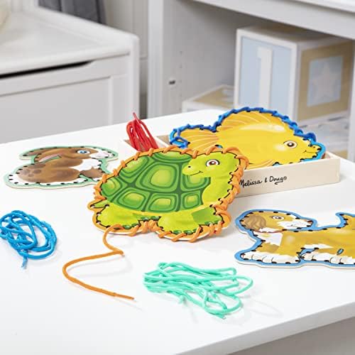 Melissa & Doug Melissa Doug Lace and Trace Activity Set Pets - 5 Wooden Panels and 5