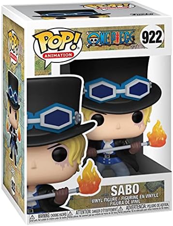 Funko Pop One Piece Anime Sabo Vinyl Figure 922 Includes Compatible Pop Box Protector Case