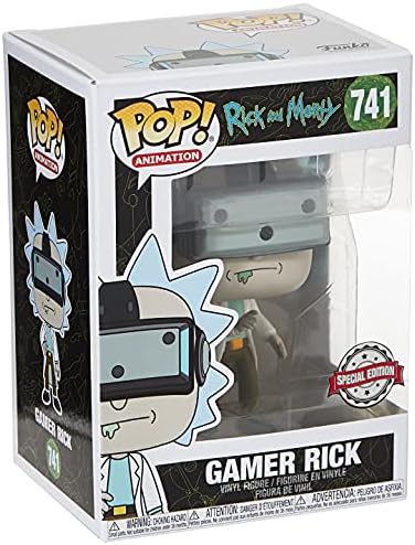 Funko POP Rick Morty Gamer Rick Vinyl Figure 10 cm