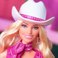 Barbie The Movie Doll Margot Robbie as in Pink Western Outfit Pinksilver