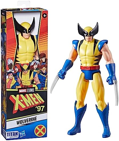 Marvel Titan Hero Series X-Men Wolverine 12-Inch-Scale Action Figure X-Men Super Hero for