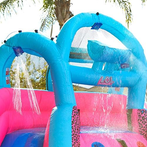 Little Tikes Rocky Mountain River Race Inflatable Slide Bouncer Multicolor 161.00''L x
