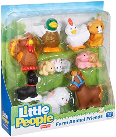 Fisher-Price Little People Farm Animal Friends with Baby Bunnies Piglets