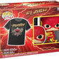 Funko Pop Toy Figure - The Flash - DC Comics - T-Shirt - Clothes with Collectable Vinyl Figure
