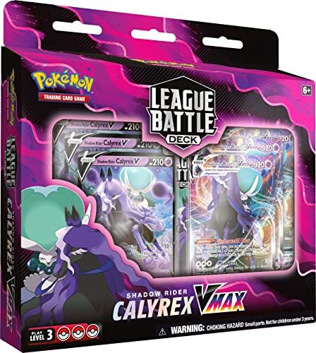 Pokemon TCG Shadow Rider Calyrex VMAX League Battle Deck 60 Cards Ready to Play Deck 3
